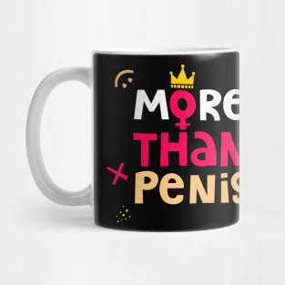 Feminist. Feminism. Penis. Mug